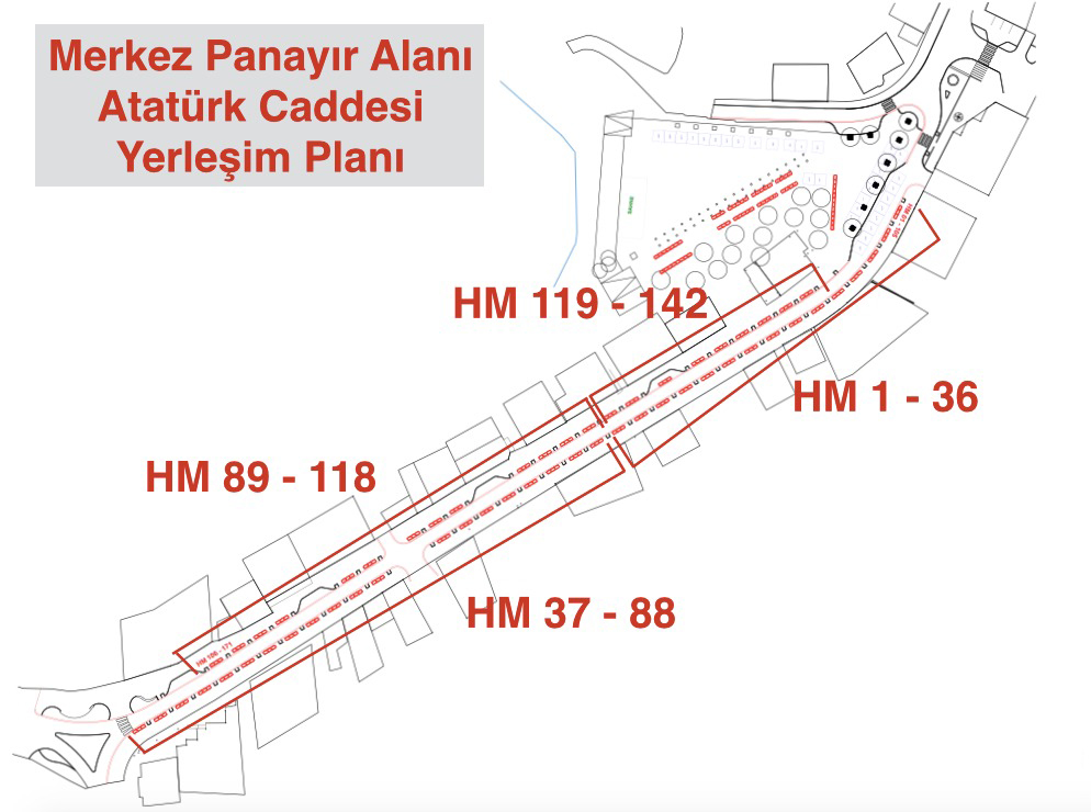 atatürk Caddesi Yerleşim Planı